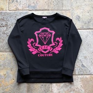 Juicy Couture Black Bling Pullover Sweatshirt